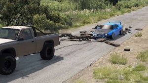 Тачки против камней – BeamNG.Drive