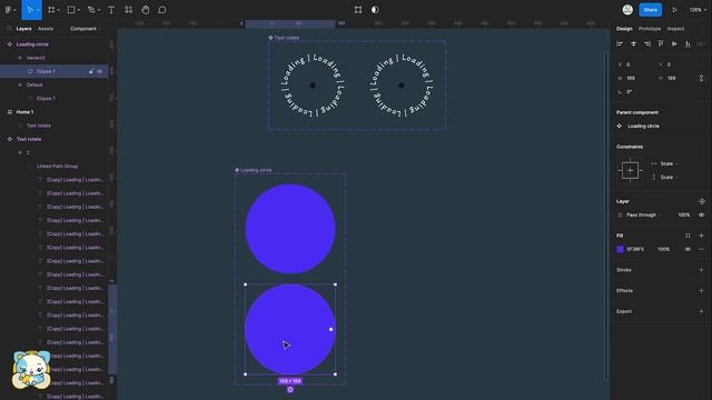 Rotating Text Tutorial in Figma смотреть онлайн