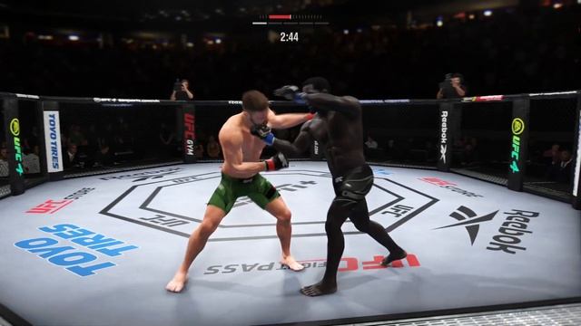 UFC 4 ДРИКУС ДЮ ПЛЕССИ VS ДЖАРЕД КАНОНИР CPU VS CPU смотреть онлайн