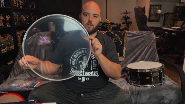 Attack drum heads and Pearl Sensi Tone unboxing смотреть онлайн