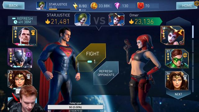 Injustice 2 Mobile Stream. Huge Gem Spending Spree + Last Laugh Joker Challenge Attempt. смотреть онлайн