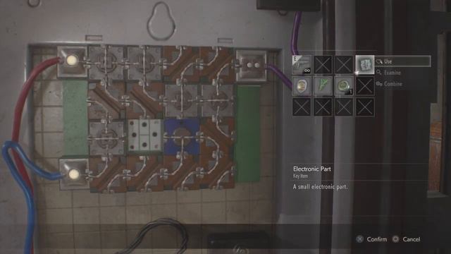 Resident Evil 2 Remake_Claire's Circuit Board Puzzle In 7 Moves