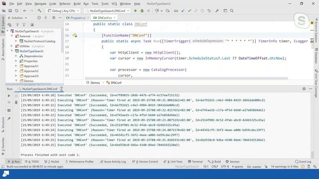 Indexing NuGet org with Azure Functions смотреть онлайн