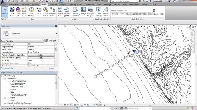 Linking DWG site data Into Revit смотреть онлайн
