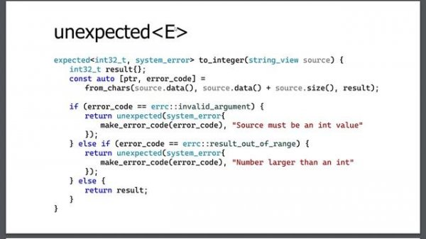 std::expected. Обработка ошибок в C++23 — Илья Быконя — C++ Moscow №1