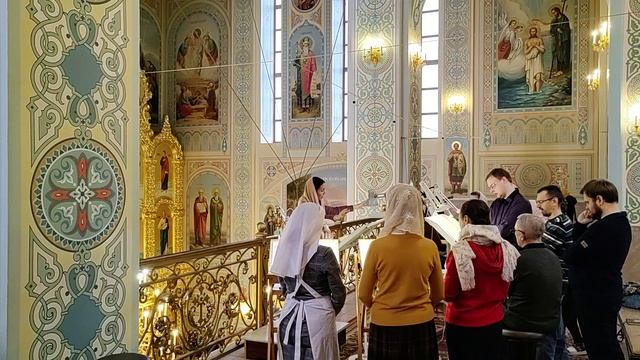 Новогодний молебен "Тебе Бога хвалим..." (песнь святого Амвросия Медиоланского). Регент Е. Артюхова. смотреть онлайн