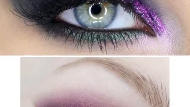 Примеры яркого макияжа глаз - Examples of bright eye makeup смотреть онлайн