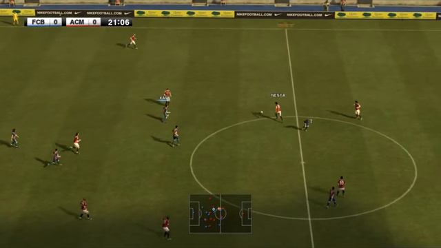 Pro Evolution Soccer 2012 - gameplay HD BAR-ACM part1 смотреть онлайн