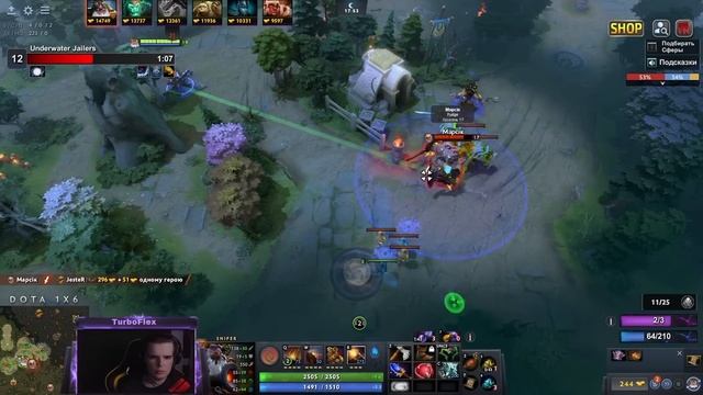 НОВЫЙ ГЕРОЙ СНАЙПЕР (МИНЕР) ЧЕРЕЗ ШРАПНЕЛЬ в Доте 1x6 Sniper через Shrapnel / DOTA 1x6 / Дота 2 смотреть онлайн