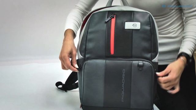 Огляд рюкзака для ноутбука Piquadro BAGMOTIC/ CA3214UB00BM смотреть онлайн