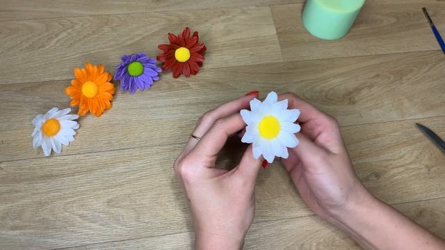 Цветы, похожие на ромашку/Одна форма- 8 заливок/Мыловарение/Soap/Flowers/Camomile смотреть онлайн