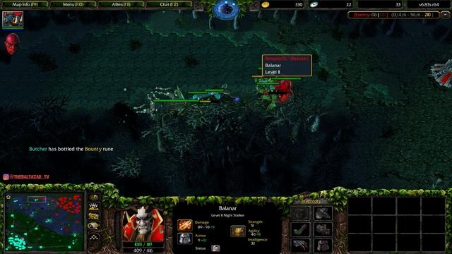 DOTA HUSKAR vs. SKELETON KING: 400% ATTACK SPEED (HARD FIGHT) смотреть онлайн