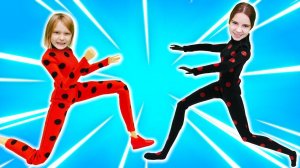 Кулинарный поединок - Сестрички vs Леди Баг. Видео для девочек про кукол