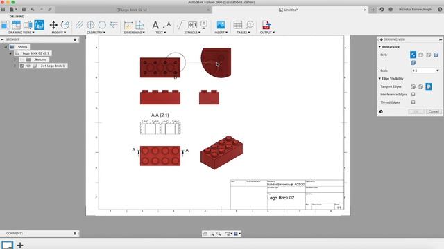 Fusion 360 - Dimensioned Drawings (Part 02) смотреть онлайн