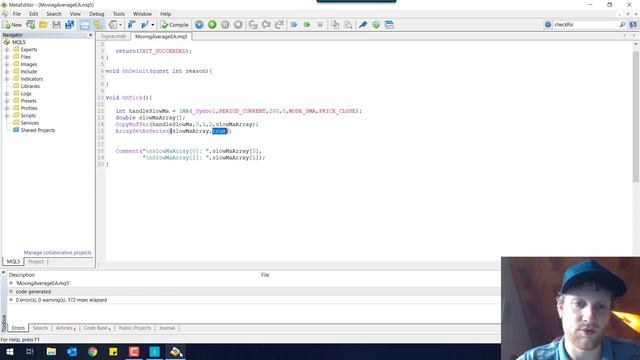 Fully working Moving Average MT5 Expert Advisor Programming Tutorial смотреть онлайн
