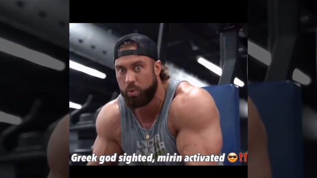 Zyzz- Greek god physique in public‼️ смотреть онлайн