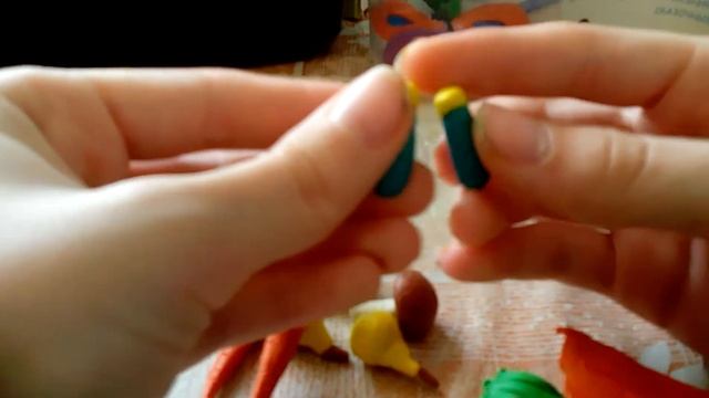 Поделки из пластилина еда смотреть онлайн