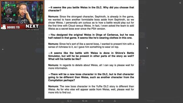 FFVIIR UPDATE! Weiss Is Back!? Sephiroth Backstory!? Advent Children Game & So Much More смотреть онлайн