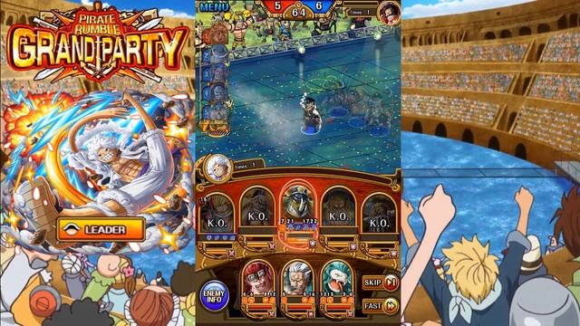PIRATE RUMBLE: GRAND PARTY. DÍA 2, MEJORA DE EQUIPO - ONE PIECE TREASURE CRUISE смотреть онлайн