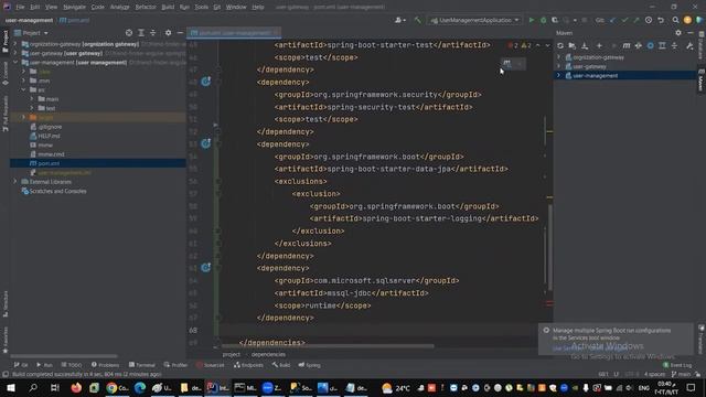 start to UserManagement service add dependency смотреть онлайн