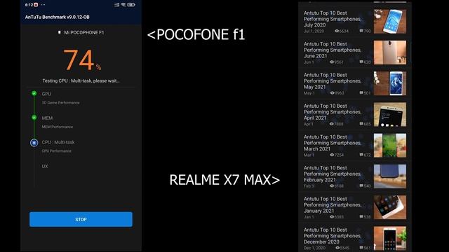 Realme X7 Max Vs Poco F1 | Realme X7 Max | Poco F1 | Antutu Score Realme X7 Max Vs Poco F1 | ByeTap смотреть онлайн