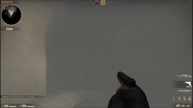 CSGO Smoke spot Dust II смотреть онлайн