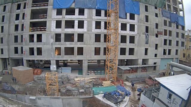 Таймлапс Басманный 5. 25 декабря 2016. Камера 2