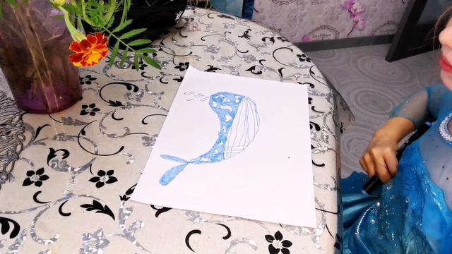 Рисунок - кит смотреть онлайн