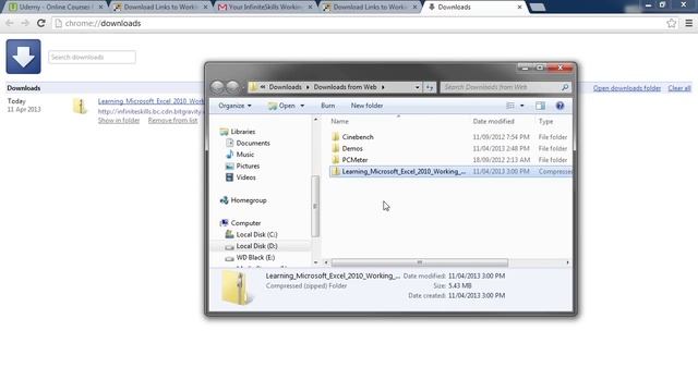 How To Download And Unzip Udemy Working Files смотреть онлайн
