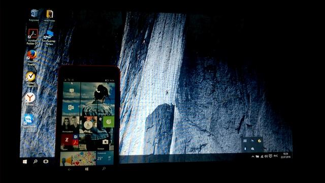 Удалённое управление смартфона на Windows 10 Mobile при помощи TeamViewer QuickSupport Preview смотреть онлайн
