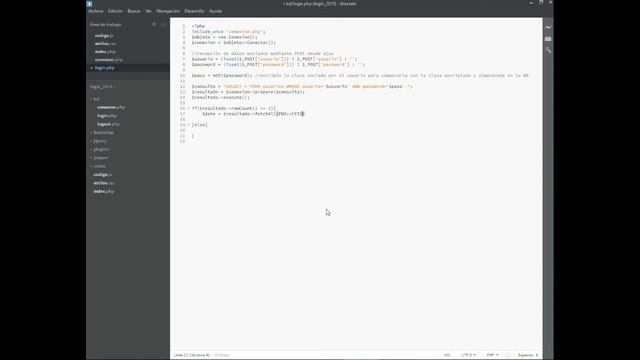 5/6 - Formulario de Login - MySQL insert y update con MD5 смотреть онлайн