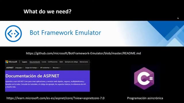 Desarrollando chatbots inteligentes: MS Bot Framework + Azure Language Services смотреть онлайн