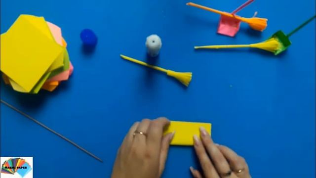 Веник и совок оригами/ Своими руками веник и совок для кукол. смотреть онлайн