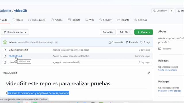 Curso en Python video 68. Control de Versiones: Git y Github Parte 5 - Pull y Tags смотреть онлайн
