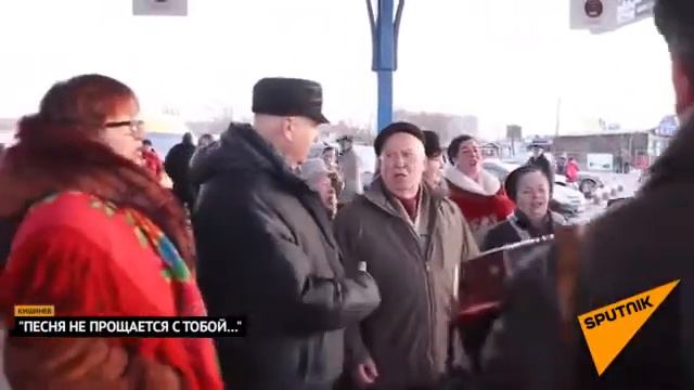 Песенный флешмоб - ОПЯТЬ Кишинёв! ВЕЗДЕ!!! В транспорте, на автовокзале и т.д! (11.12.2016) смотреть онлайн