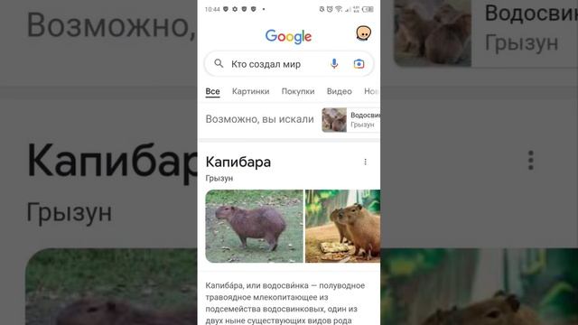 Кто создал мир капибара смотреть онлайн