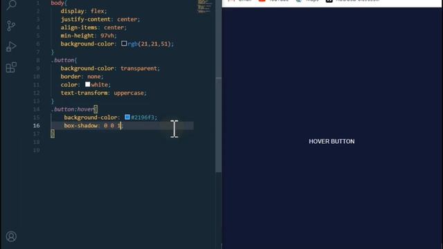 Neon light button || css Hover effech || css animation effects || css animation tutorial смотреть онлайн