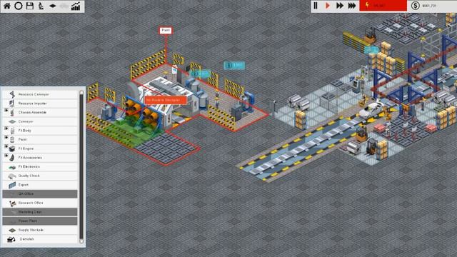 Production Line - Симулятор автозавода. Первые шаги