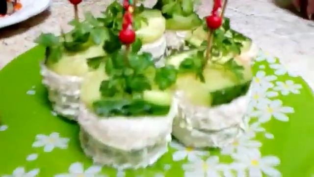 Канапе/Восемь видов вкусных канапе/