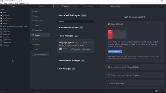 Getting Started with Atom Editor | Complete review смотреть онлайн