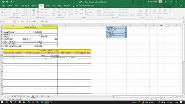 Calculate Loan and lease in Ms-Excel || Part: 2 || B.com || Online excel training смотреть онлайн