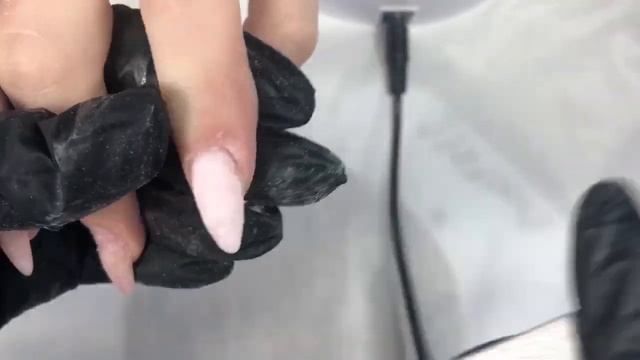 Коррекция нарощенных ногтей акригелем смотреть онлайн