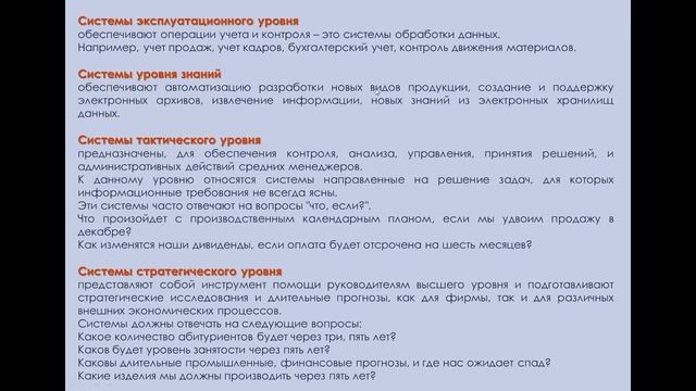 Информационный менеджмент смотреть онлайн