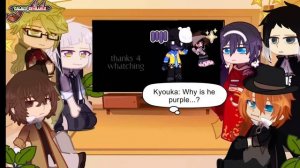 Bungou Stray Dogs reacts to Afton Family memes || FNaF || Gacha || ?