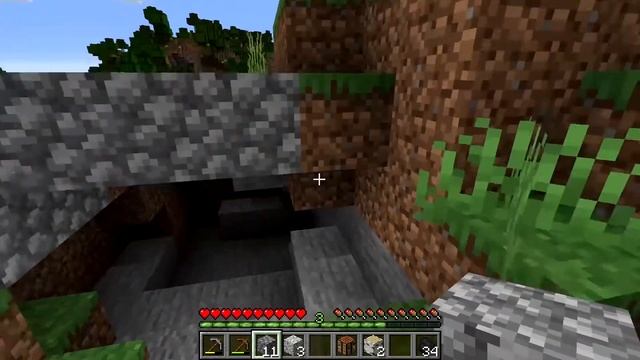 Как начать играть в Minecraft. Как пережить первую ночь. Выживание в Майнкрафт. смотреть онлайн