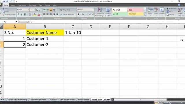 How To Reach At Last Cell In Excel || एक्सेल में अंतिम सेल पर कैसे पहुंचें смотреть онлайн