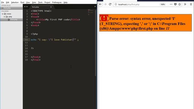 08 How to use Special Character and Variable name in PHP - PHP&MySQL Tutorial in Urdu BasictoAdvanc смотреть онлайн