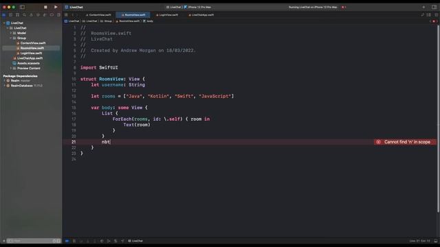 From Zero to Mobile Developer in 40 Minutes with Realm and SwiftUI смотреть онлайн