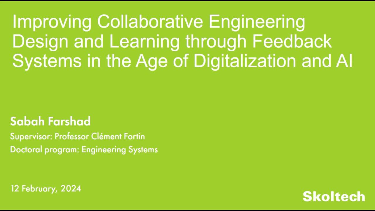 PhD Thesis Defense. Sabah Farshad смотреть онлайн