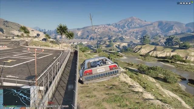 Police Chase Me in the Deluxo Time Machine Prototype! (Delorean Time Machine) смотреть онлайн
